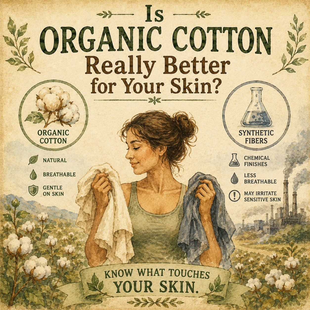 Is Organic Cotton Really Better for Your Skin?