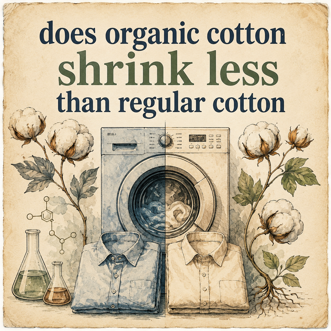 Does Organic Cotton Shrink Less Than Regular Cotton?