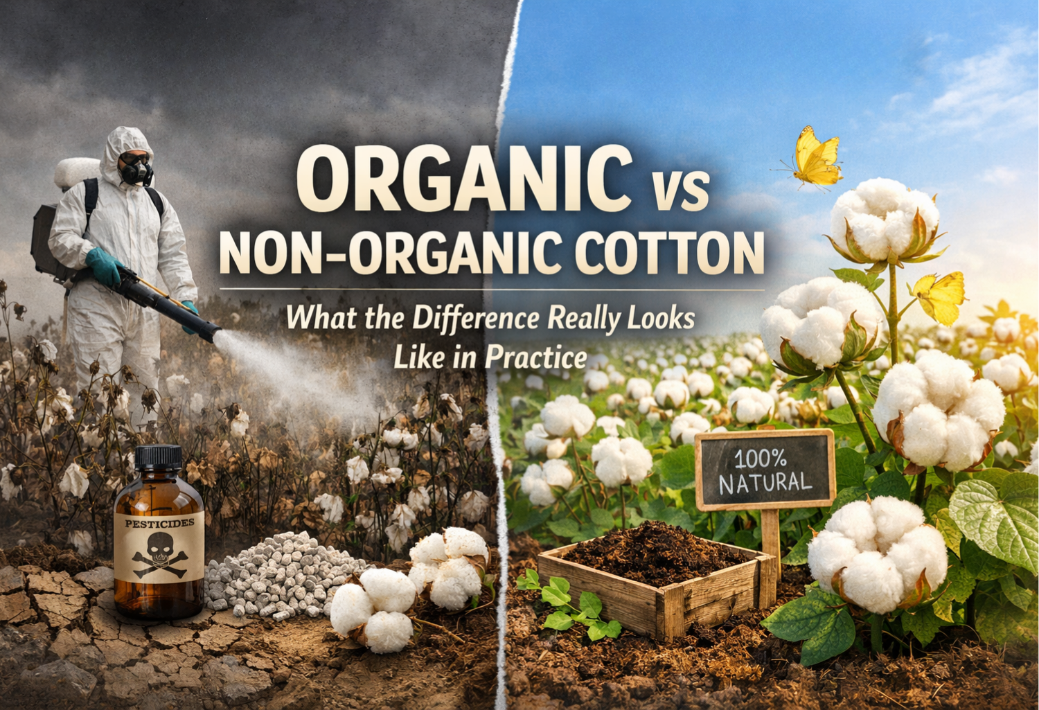 Cotton vs Organic Cotton: What the Difference Really Looks Like in Practice