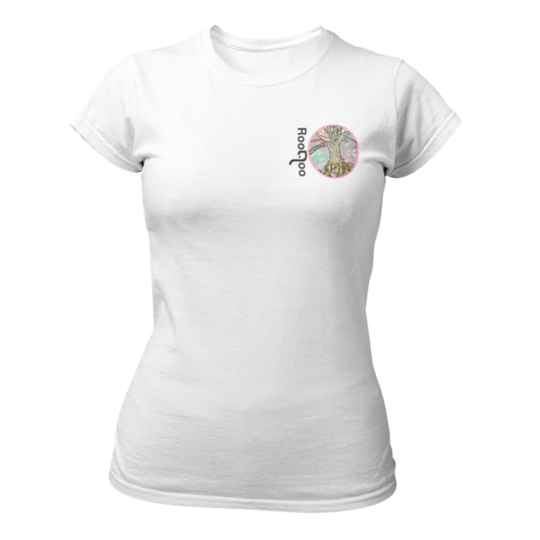 Rooti Roo: Women's White Tee