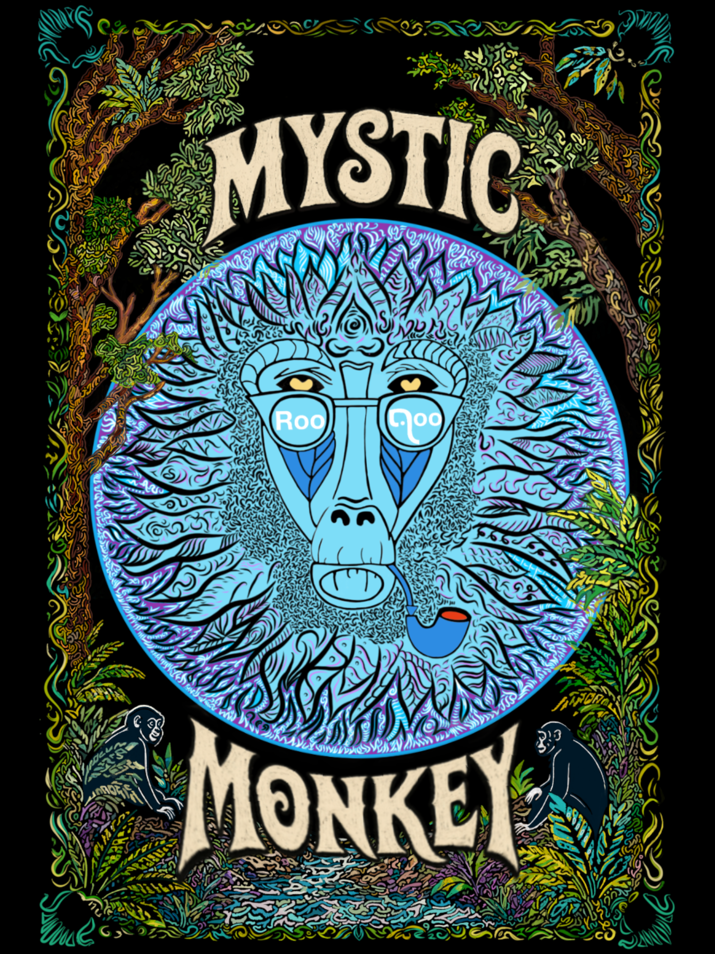 Mystic Monkey: Men's T Shirt
