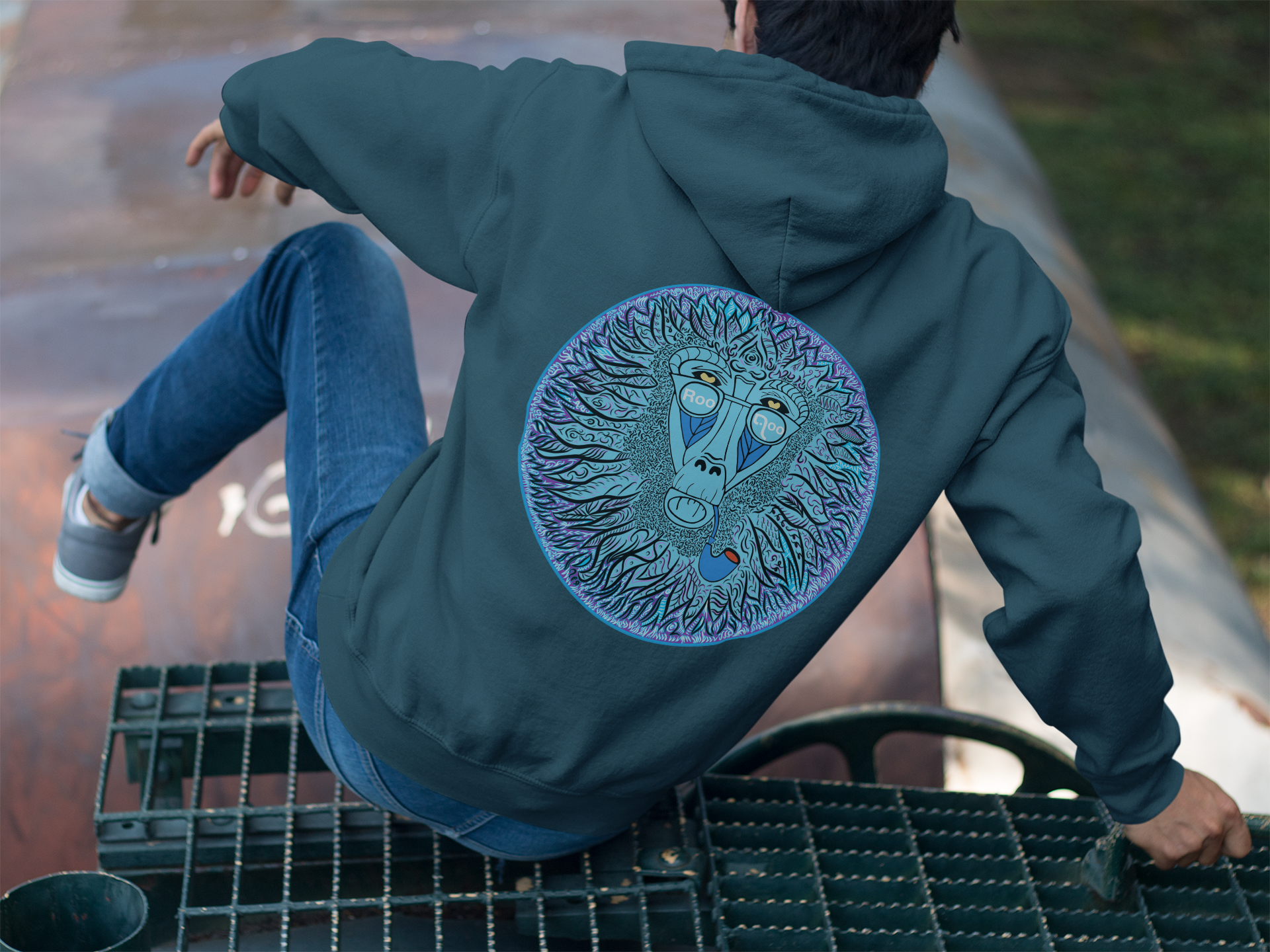 Mystic Monkey: Men's Hoodie