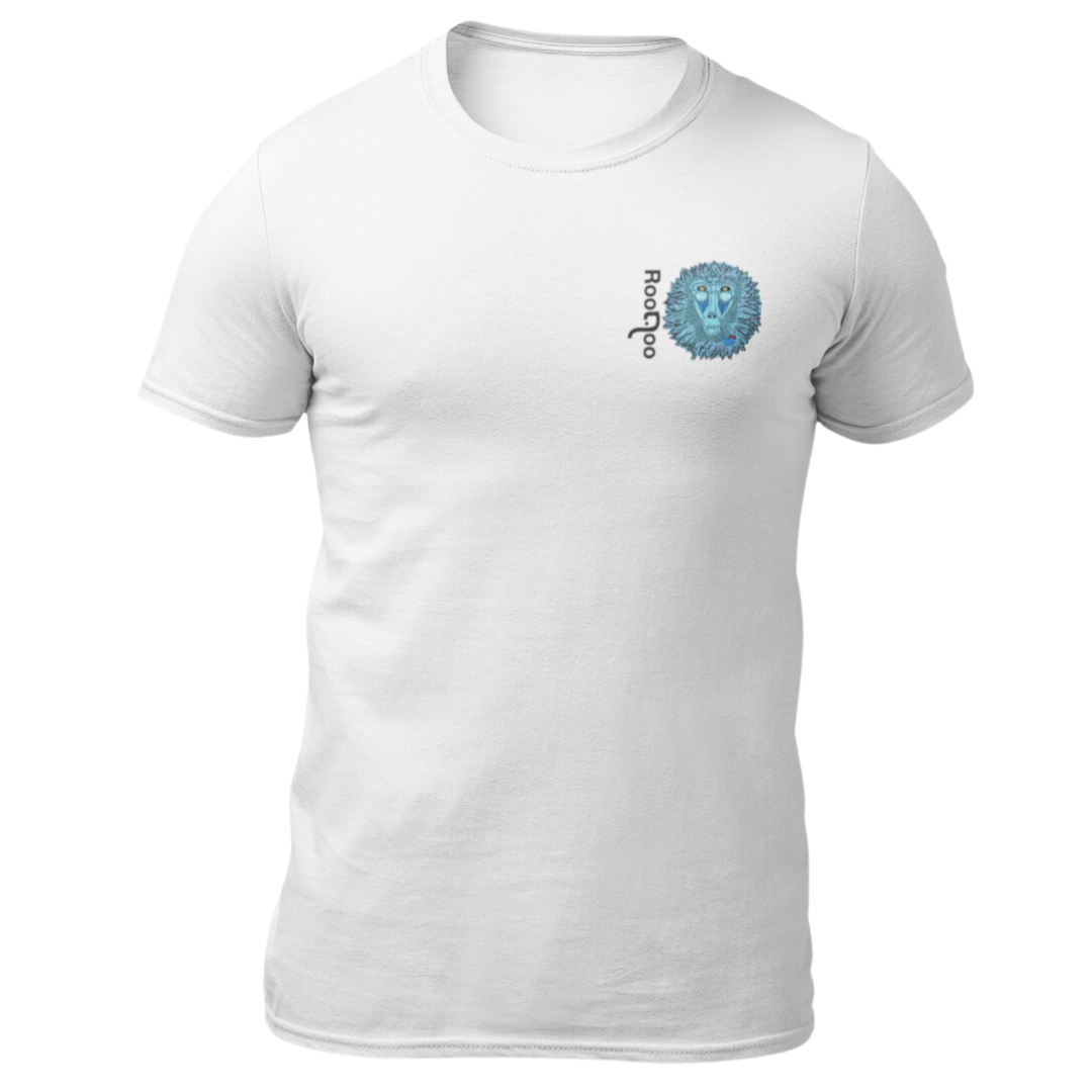 Mystic Monkey: Men's White T Shirt