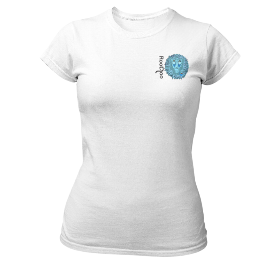 Mystic Monkey: Women's White Tee