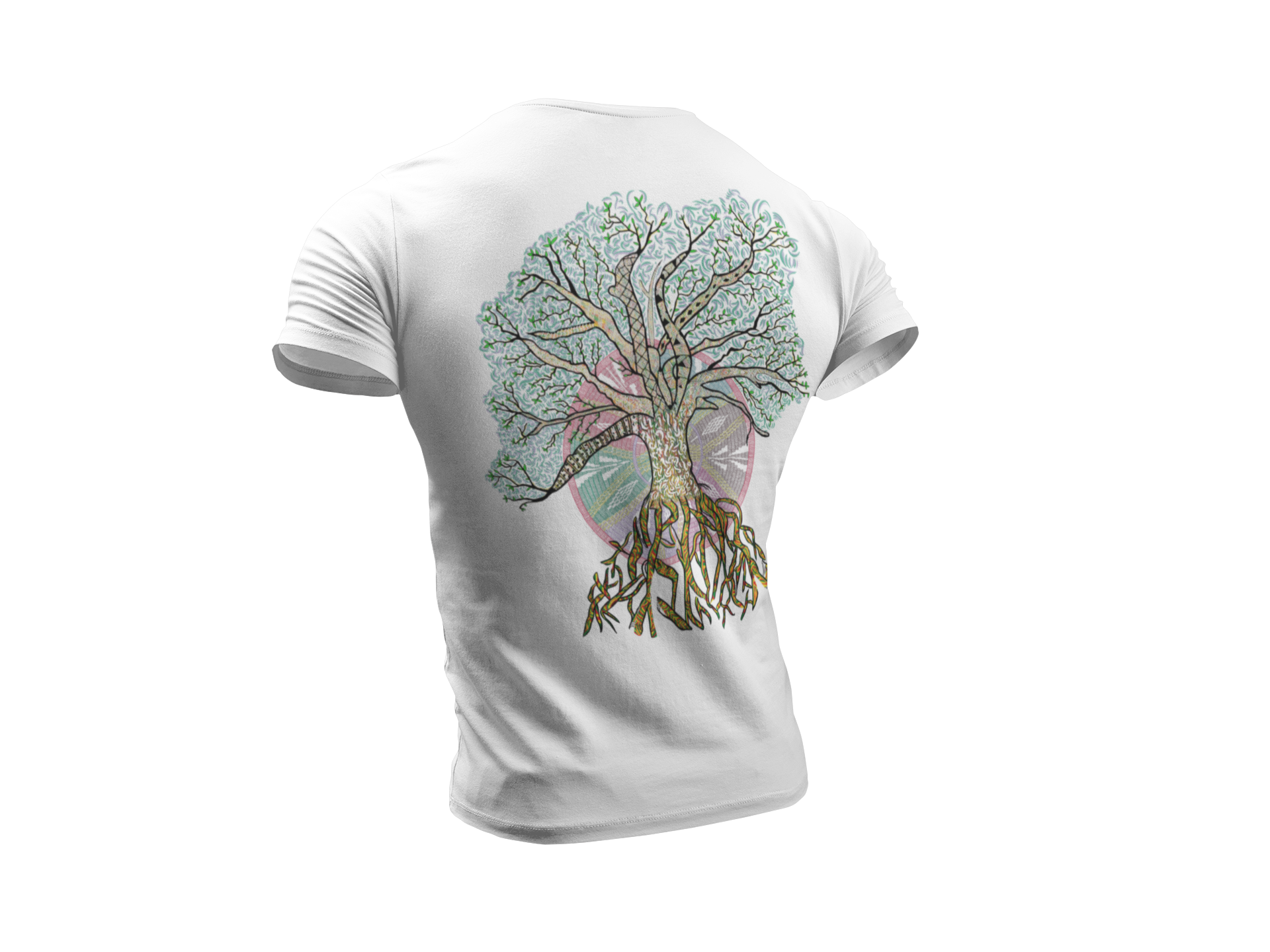 Rooti Roo: Men's White T Shirt