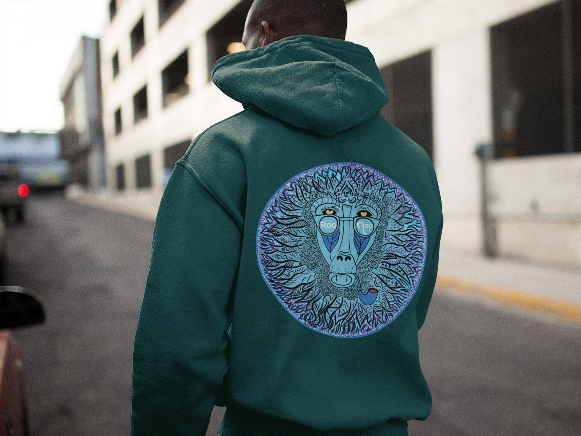 Mystic Monkey: Men's Hoodie