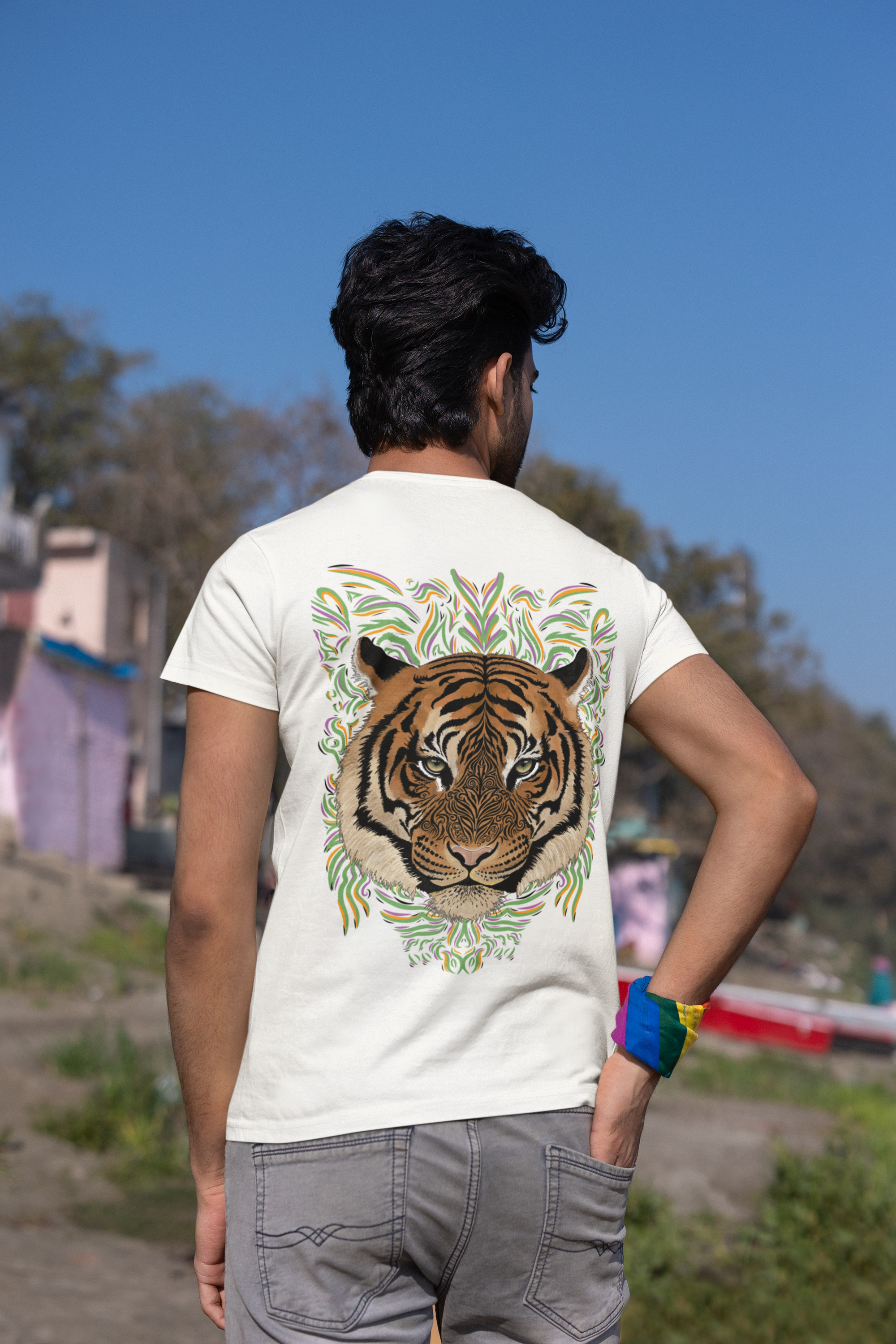 Sumatra's Most Wanted: Men's White T Shirt
