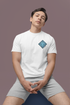 Mystic Monkey: Men's White T Shirt