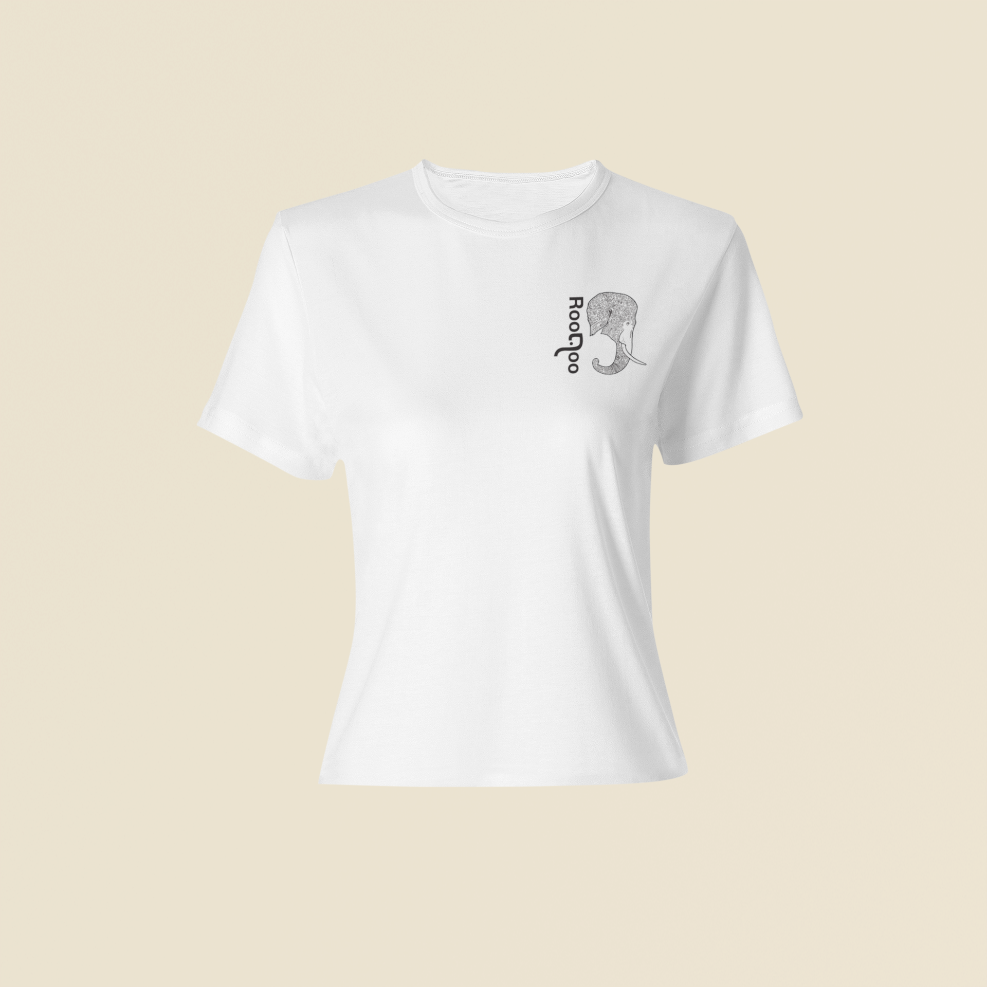 Wandering Giant: Women's White Tee