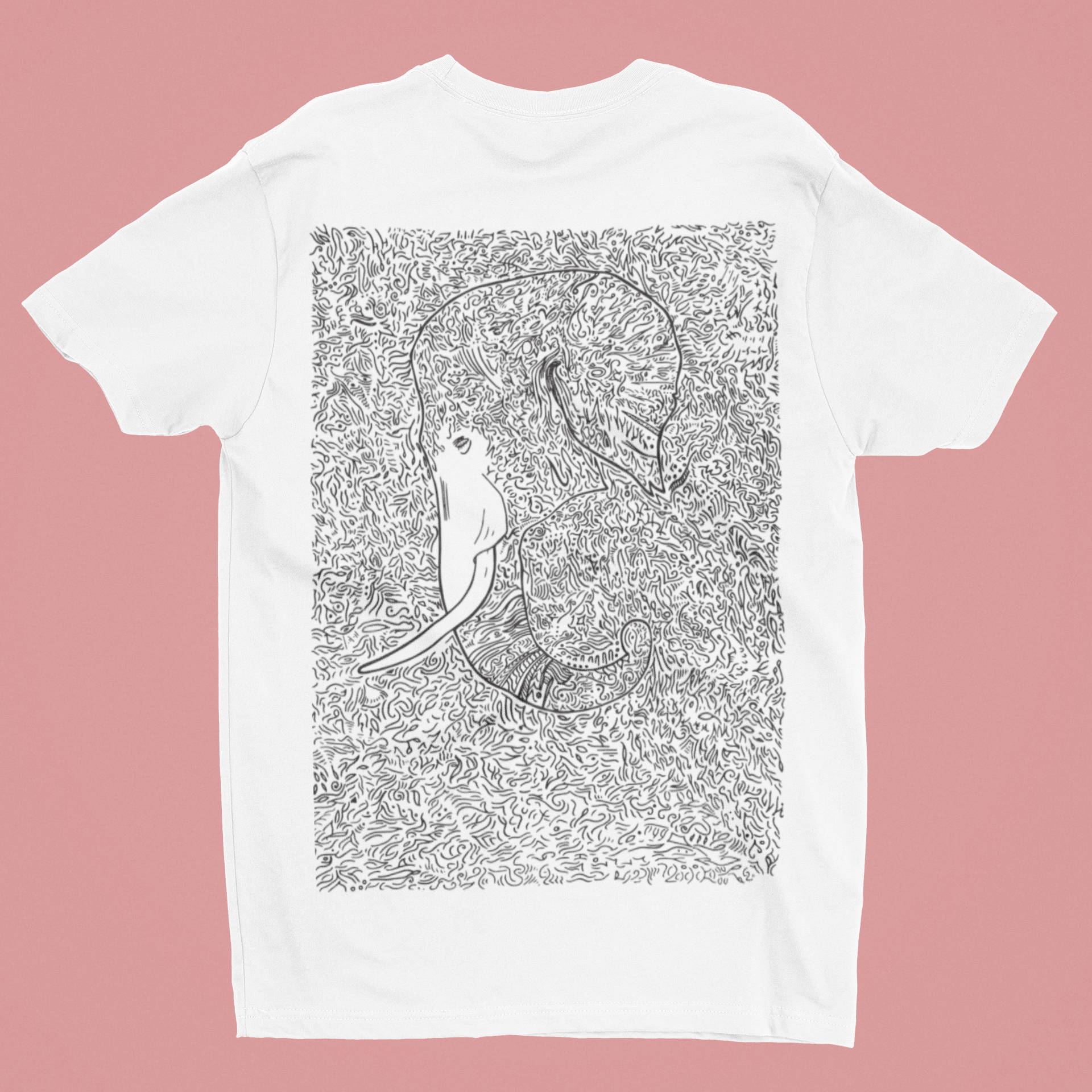 Wandering Giant: Women's White T Shirt