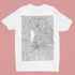 Wandering Giant: Women's White Tee