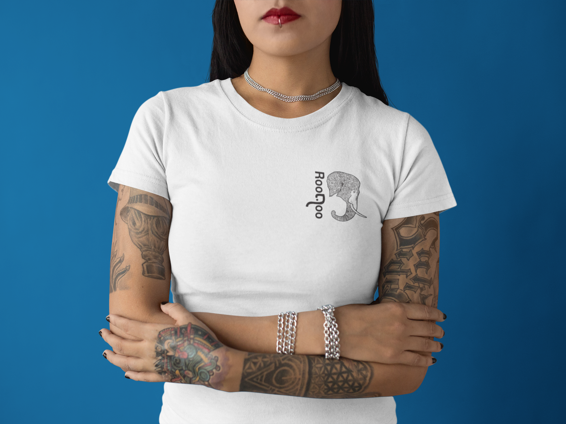 Wandering Giant: Women's White T Shirt