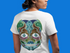 Night Light: Women's White T Shirt