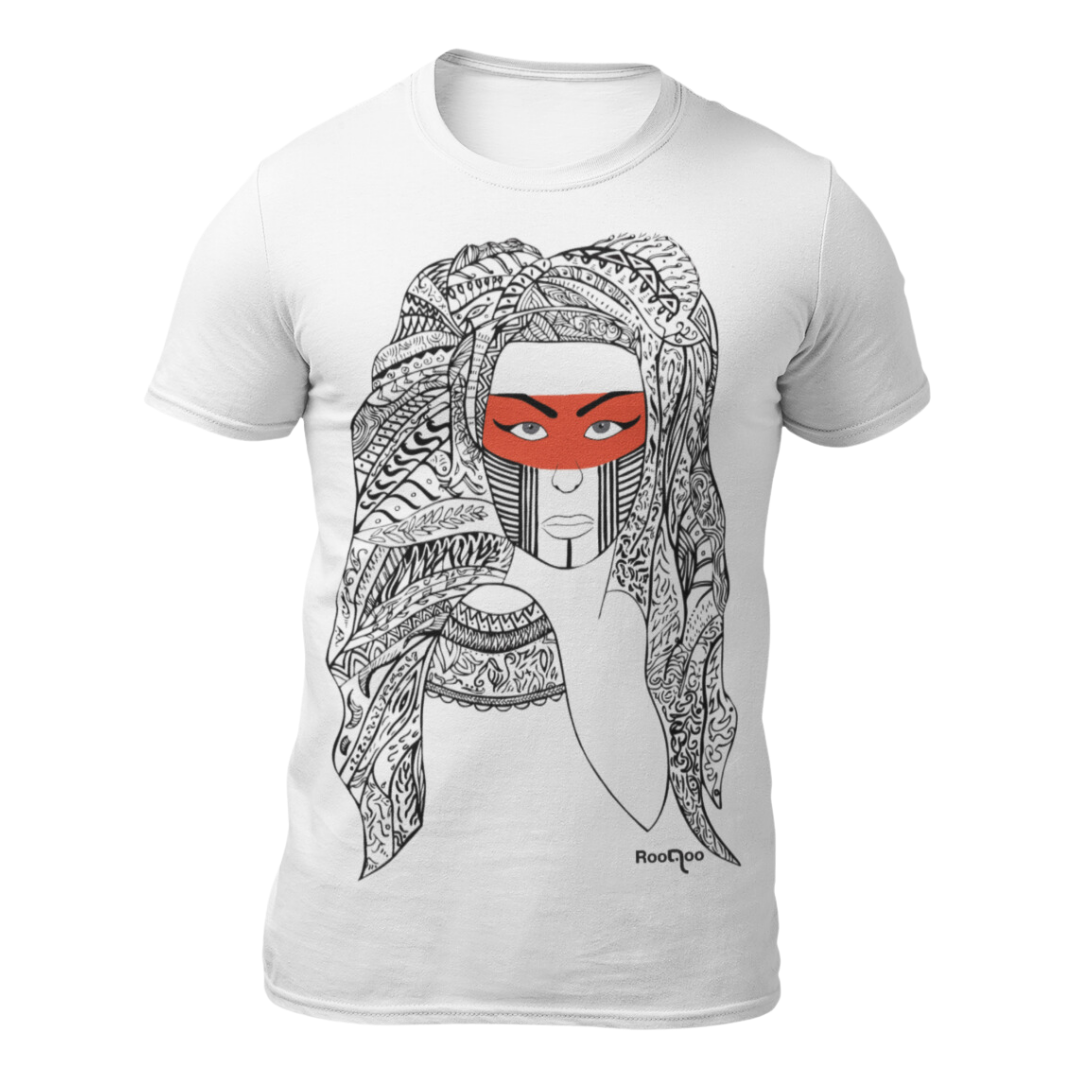 Kayapo. Men's White Tee