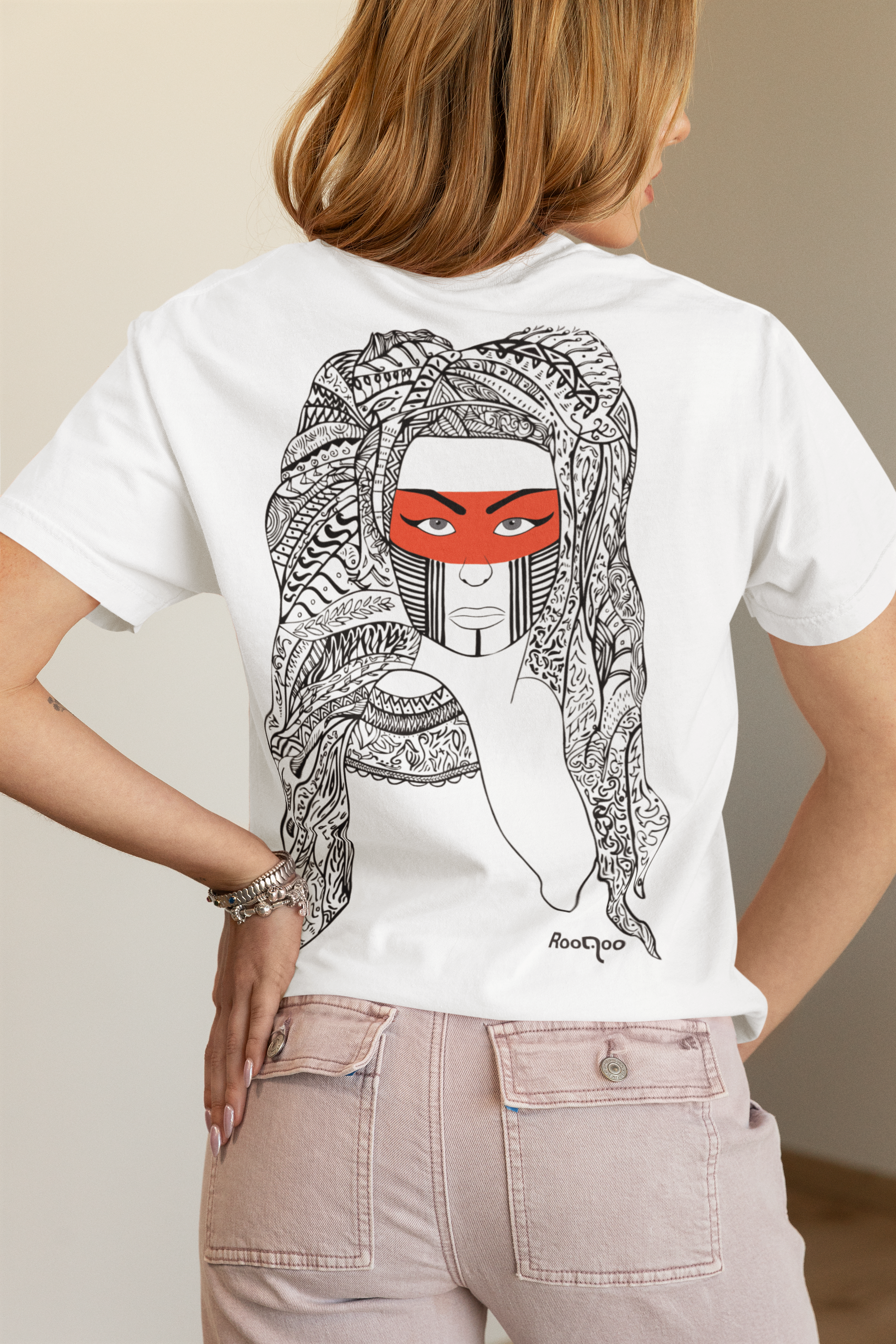 Kayapo: Women's White T Shirt