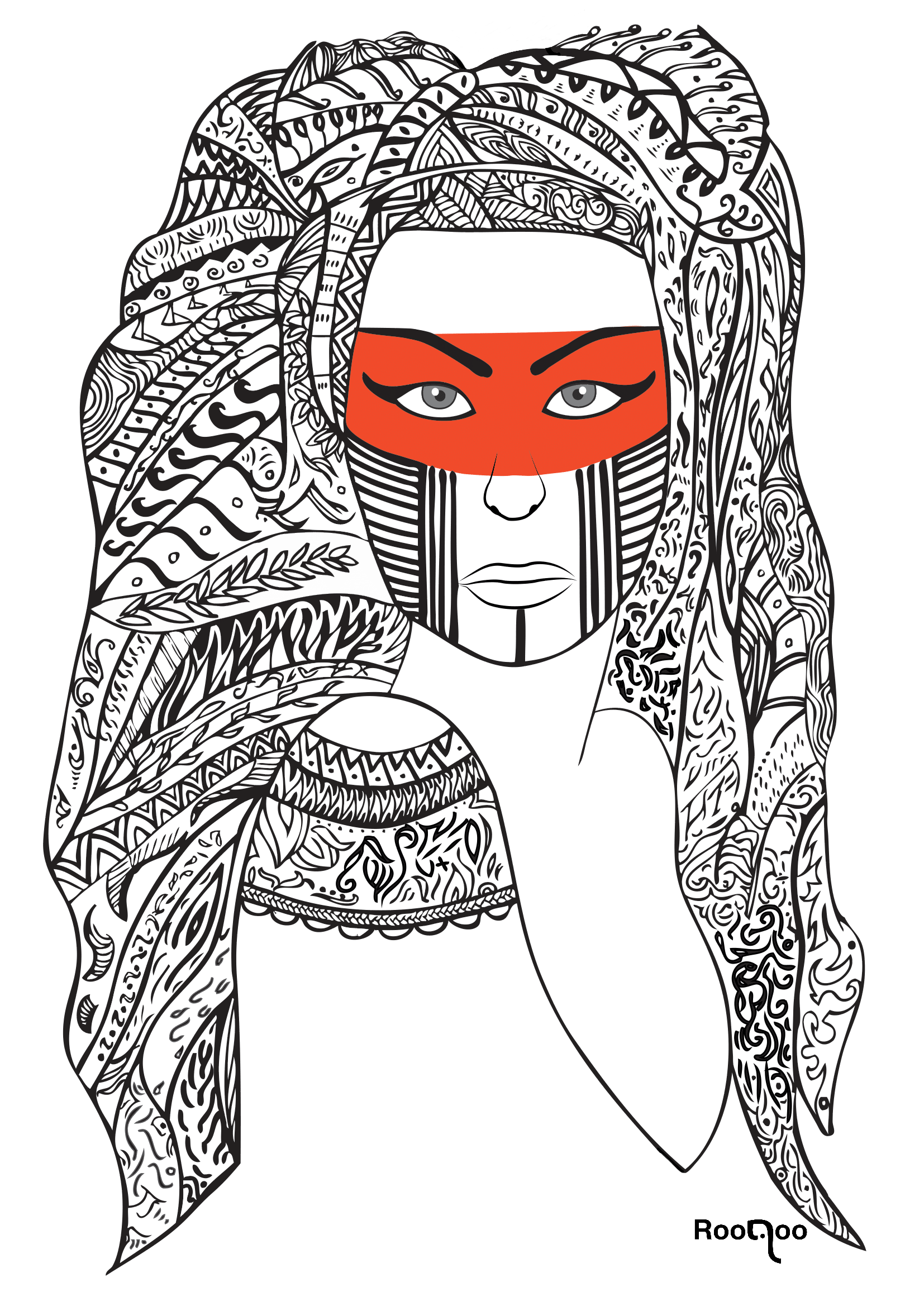 Kayapo: Men's White T Shirt